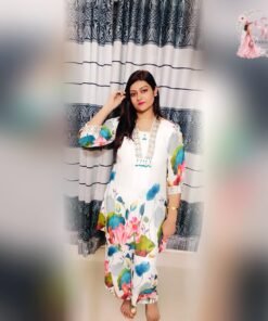 Lotus Print Two Piece Set