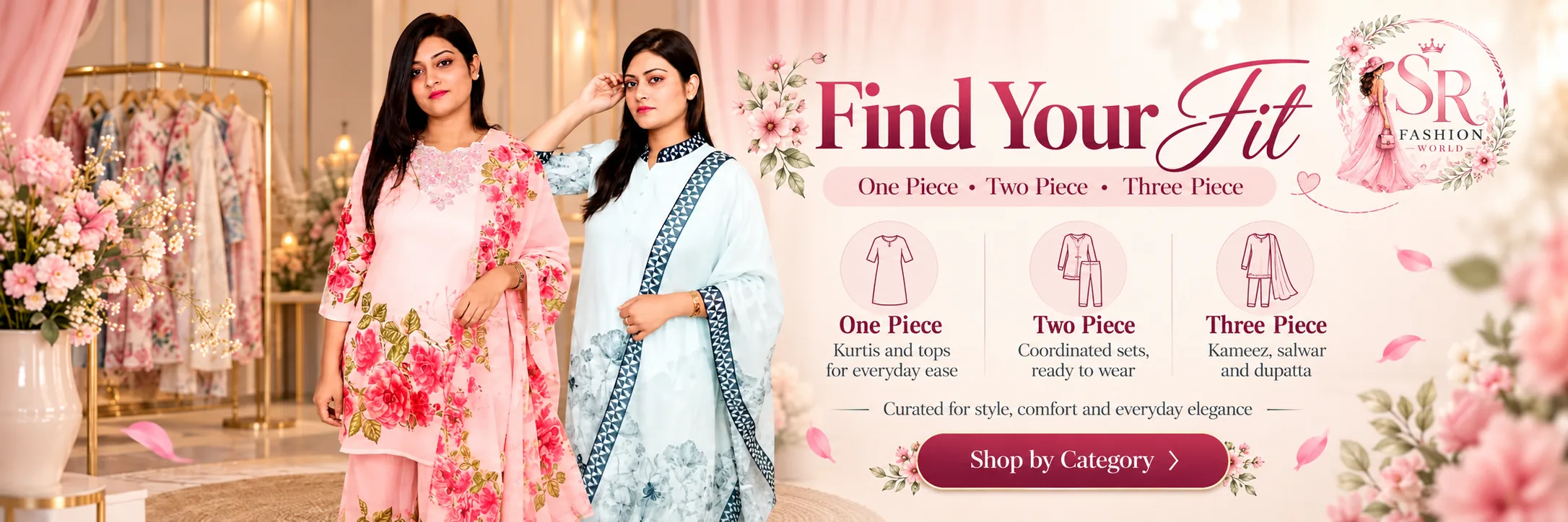 Find your fit – One, Two and Three Piece
